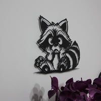 Silly Raccoon Wall Art