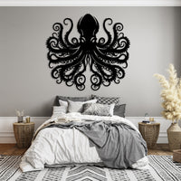 Ocean Monster Metal Wall Art