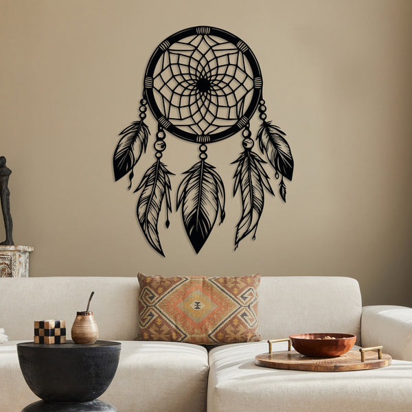 Dreamcatcher Metal Wall Art