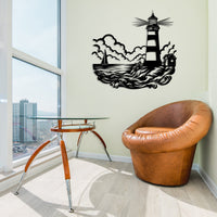 Metal Lighthouse Decor