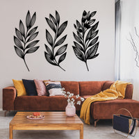 Metal Olive Leaf Wall Art