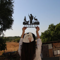 Hunting Custom Metal Sign