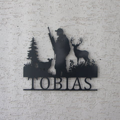Hunting Custom Metal Sign