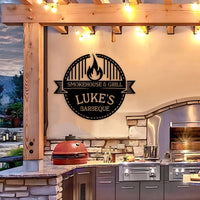 Custom Metal Bbq Sign