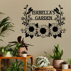 Sunflowers Custom Garden Sign