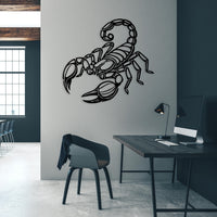 Metal Scorpion Wall Art