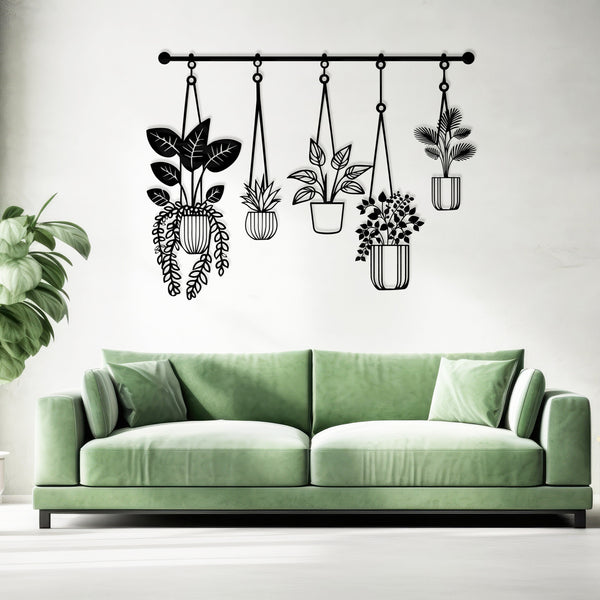 Flower Garden Metal Wall Art