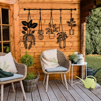 Flower Garden Metal Wall Art
