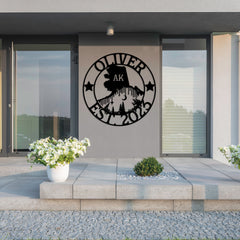 Alaska Custom Metal Sign