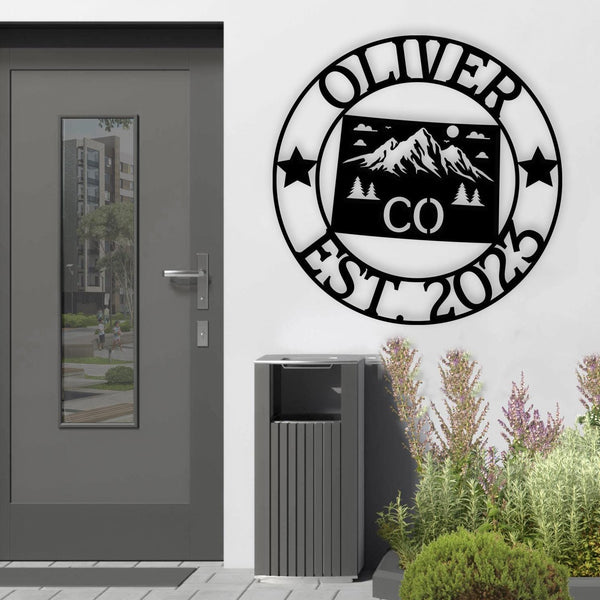 Colorado Custom Metal Sign
