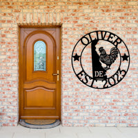 Delaware Custom Metal Sign