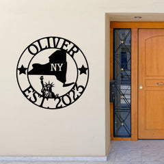 New York Custom Metal Sign
