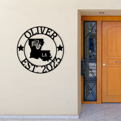 Louisiana Custom Metal Sign
