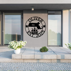 Massachusetts Custom Metal Sign