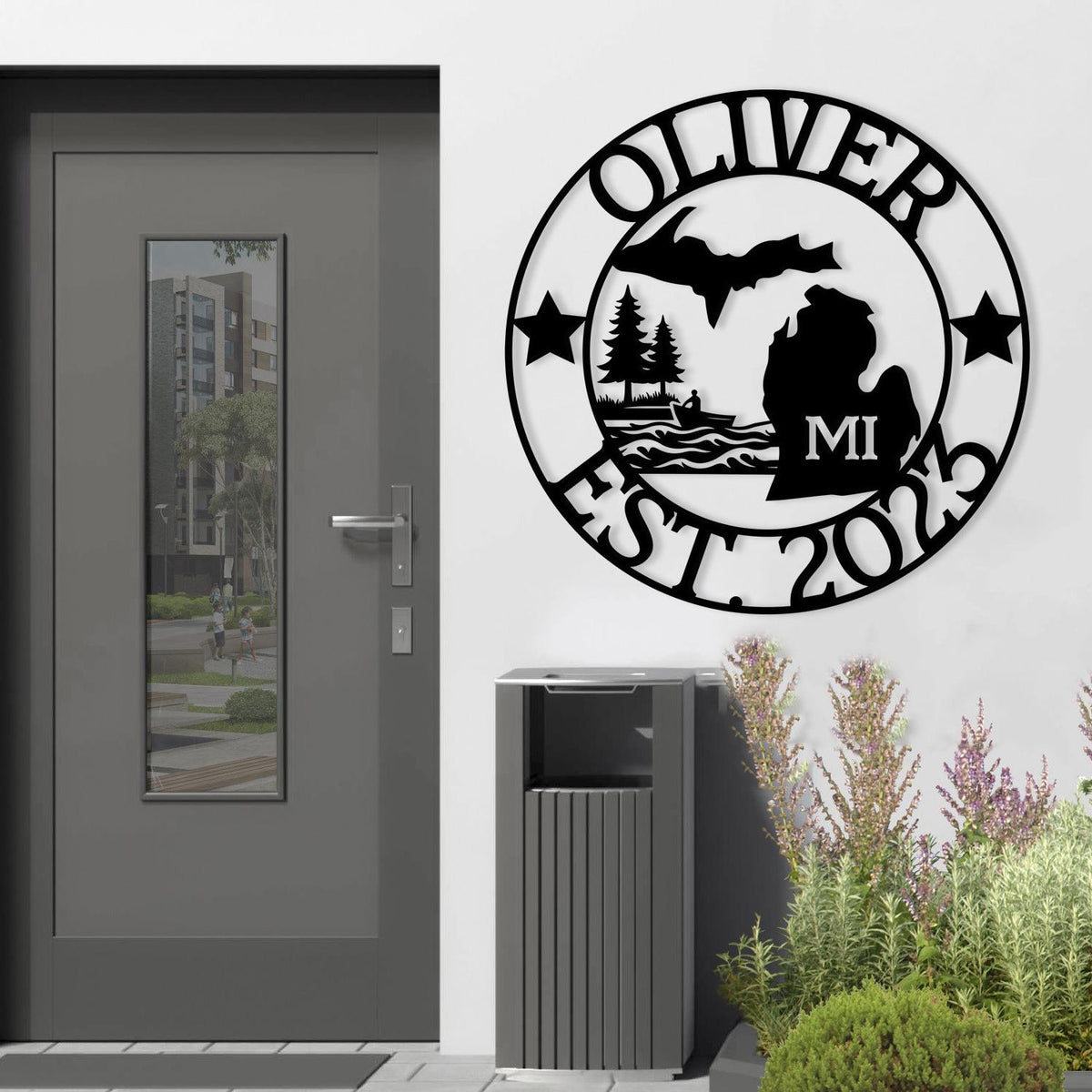 Michigan Custom Metal Sign