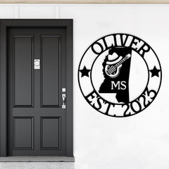 Mississippi Custom Metal Sign