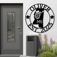 Mississippi Custom Metal Sign