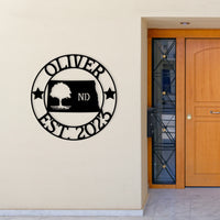 North Dakota Custom Metal Sign