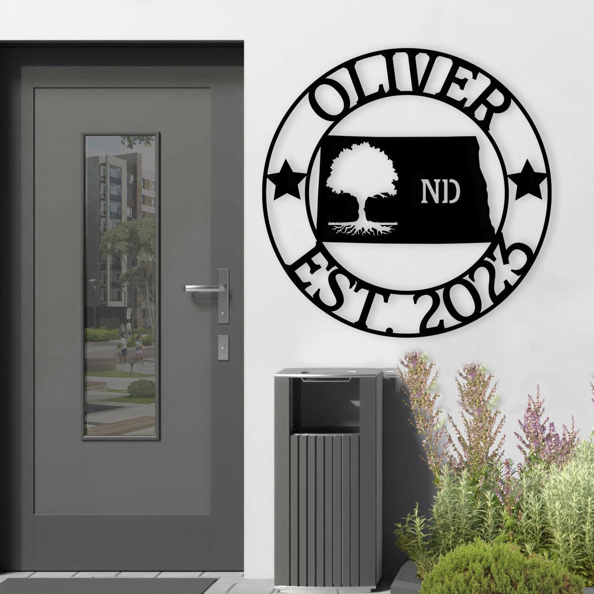 North Dakota Custom Metal Sign