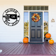 Oklahoma Custom Metal Sign