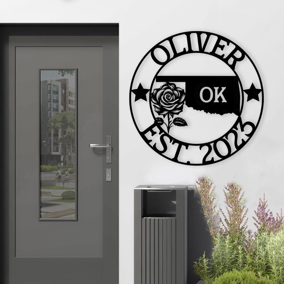 Oklahoma Custom Metal Sign