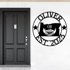 Oregon Custom Metal Sign