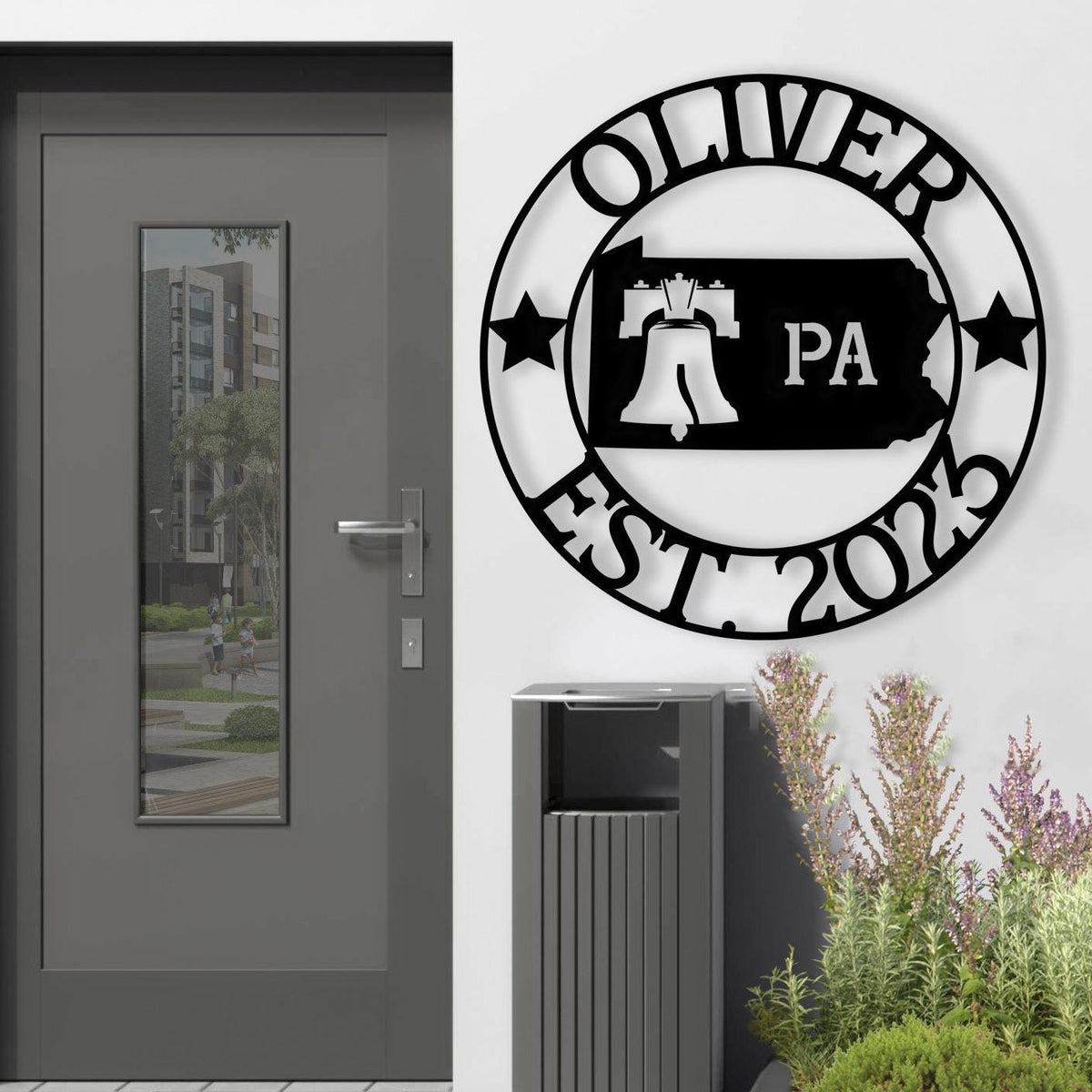 Pennsylvania Custom Metal Sign