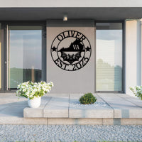 Virginia Custom Metal Sign