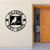 Wyoming Custom Metal Sign