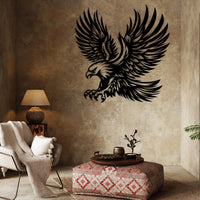Majestic Eagle Metal Wall Art