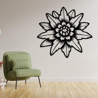 Edelweiss Metal Wall Decor
