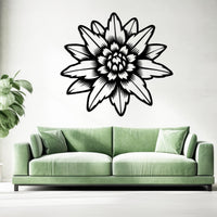 Edelweiss Metal Wall Decor