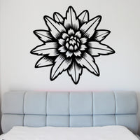 Edelweiss Metal Wall Decor