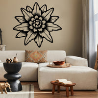 Edelweiss Metal Wall Decor