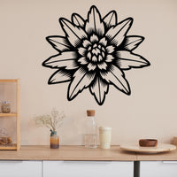 Edelweiss Metal Wall Decor