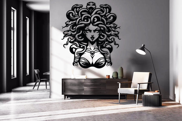 Metal Medusa Wall Art