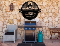 Custom Metal Bbq Sign