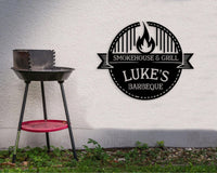 Custom Metal Bbq Sign