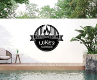 Custom Metal Bbq Sign