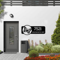 Butterfly Custom House Number Signs