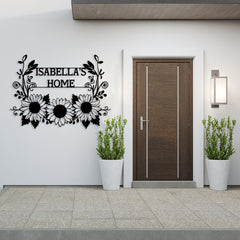 Sunflowers Custom Garden Sign