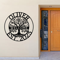 Welcome Custom Metal Sign