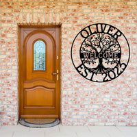 Welcome Custom Metal Sign