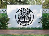Welcome Custom Metal Sign