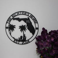 Florida Custom Metal Sign