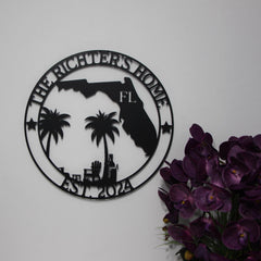 Florida Custom Metal Sign