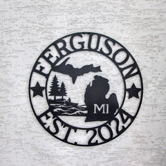 Michigan Custom Metal Sign