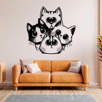 Super Cute Cats Wall Decor