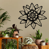 Edelweiss Metal Wall Decor