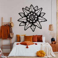 Edelweiss Metal Wall Decor